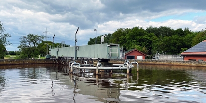 Wastewater treatment plan, town of Velen