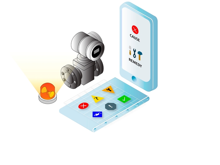 Digitaler Service Icon Netilion Health IIoT