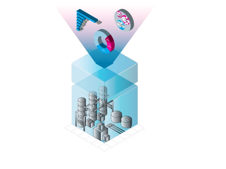 Digitaler Service Icon Netilion Analytics IIoT