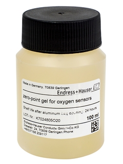Le flacon de gel pour point zéro COY8 pour les capteurs d'oxygène avec un diamètre de 40 mm.