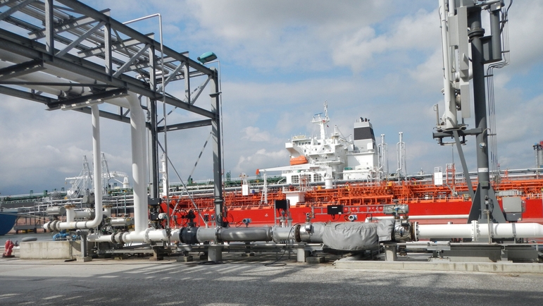 Metering-Skid für Schiffe in der Öl- & Gasindustrie Beispiel für ein Entlade-Metering-Skid für Schiffe