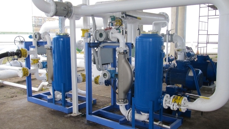 Entladungs-Metering-Skid von Endress+Hauser