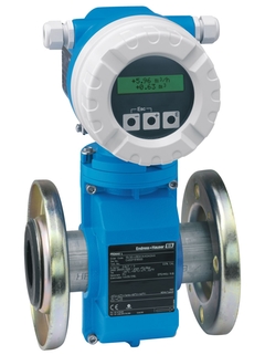 Afbeelding van elektromagnetische flowmeter Proline Promag 10L voor de water- en afvalwaterindustrie