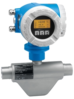 Afbeelding van coriolis-flowmeter CNGmass DCI / 8DF voor metingen van samengeperst aardgas (CNG)