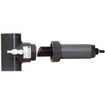 Flowfit CUA250 is a flow assembly for turbidity measurement in process and wastewater. Flowfit CUA250 is a flow assembly for turbidity measurement in process and wastewater.