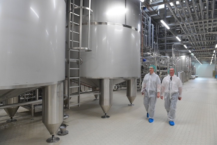 Produktionsanlage zur Fraktionierung von Molke und Milch