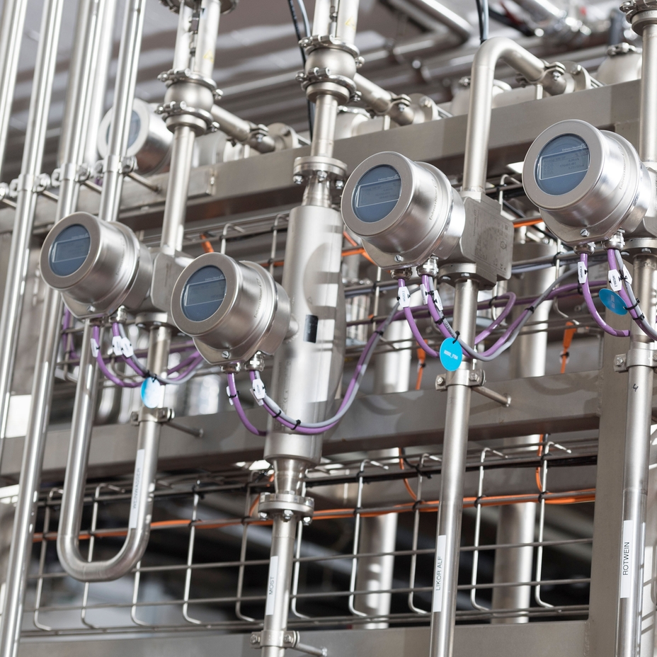 Flowmeter in het mengproces van dranken