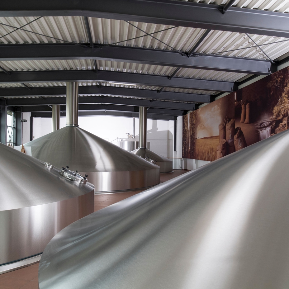 Salle de brassage de bière
