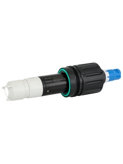 Memosens CCS51D vrij-chloorsensor met adapter voor installatie in CCA250-flowarmatuur