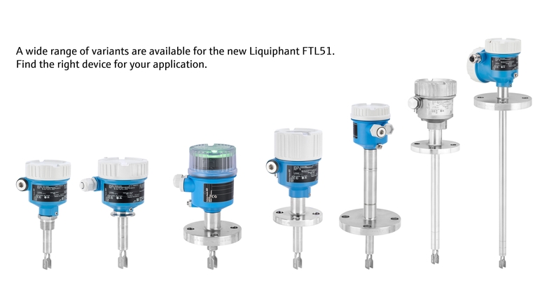 De nieuwe Liquiphant FTL51 komt met een enorme verscheidenheid aan opties