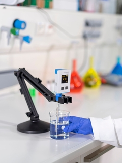 Mesure de pH en laboratoire à l'aide d'un Liquiline Mobile