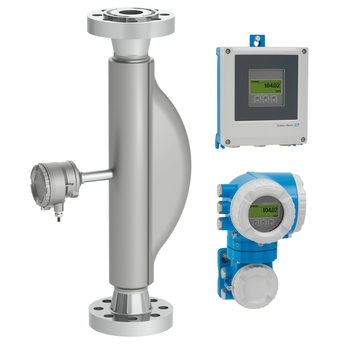 Produktbild: Coriolis-Durchflussmessgerät Proline Promass O 500 / 8O5B mit verschiedenen Messumformern in Getrenntausführung