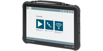 La tablette PC durcie Field Xpert SMT50 permet la configuration des appareils installés dans les zones non explosibles.