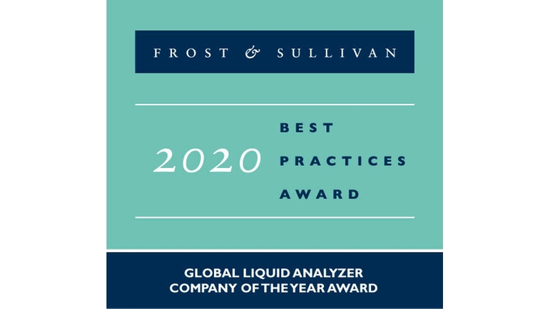Endress+Hauser erhält von Frost & Sullivan die Auszeichnung „Global Liquid Analyzer Company of the Year“.