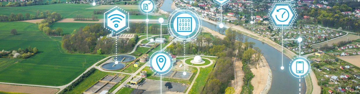 Dashboard van Netilion Water netwerk Insights voor een waterreservoir