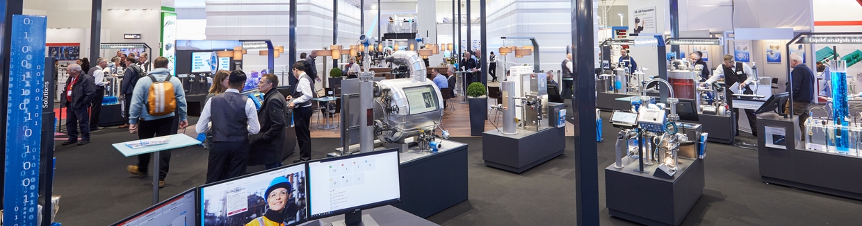 Endress+Hauser Stand an einer Messe