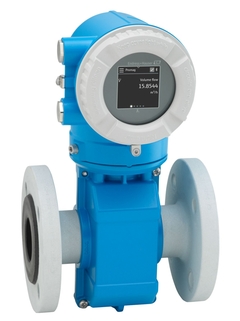 Afbeelding van elektromagnetische flowmeter Proline Promag W 10 voor standaard water- en afvalwatertoepassingen