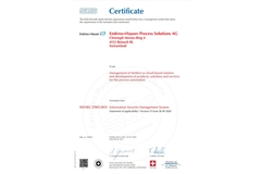 Informatiebeveiligingscertificaat ISO 27001
