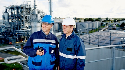 Kundenbesuch von Endress+Hauser in einer Raffinerie