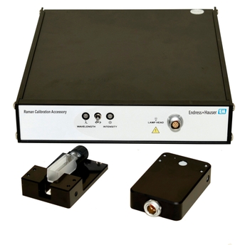 Raman calibration accessory top front view Product photo Raman calibration accessory top front view