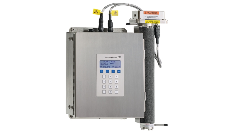 Analyseur de gaz TDLAS SS500 monovoie H2O, vue de l'angle droit
