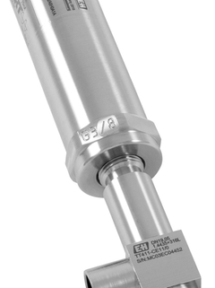 Sanitaire RTD TrustSens TM371 met gebogen thermowell met hygiënisch ontwerp