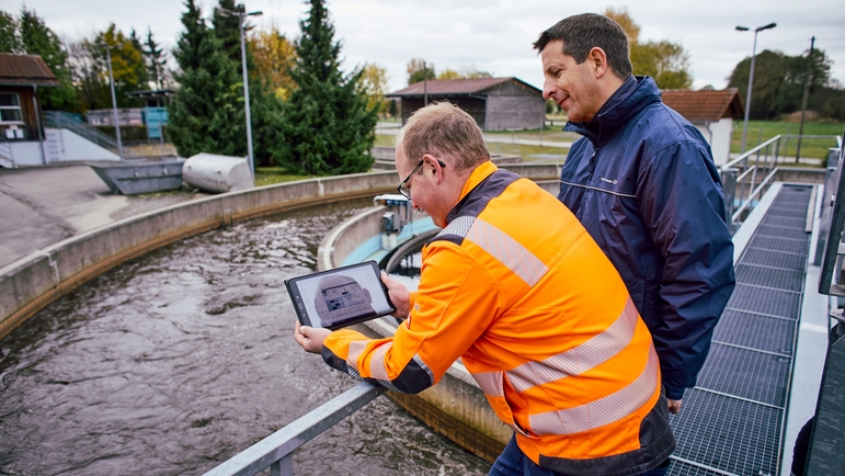 Gelijktijdige regeling van maximaal drie onafhankelijke zones in het biologische deel van de installatie