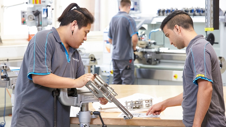 Apprentis chez Endress+Hauser