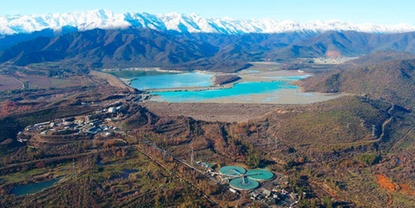 Minera Valle Central in Chili voert online-interface-metingen en troebelheidsbewaking uit