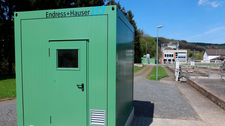 Groene containeroplossing van Endress+Hauser