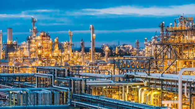 Dow-fabriek in Stade, Duitsland