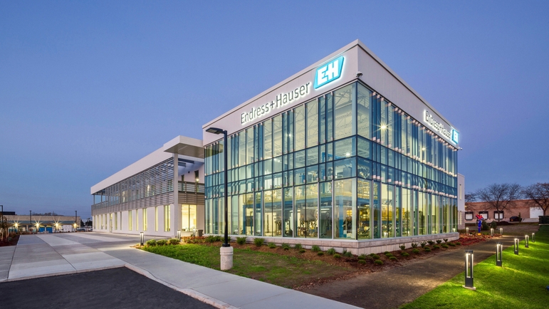 Het klanten- en opleidingscentrum van Endress+Hauser in Burlington, Ontario, Canada.