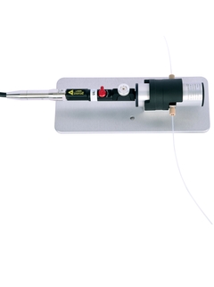 Rxn-10-Raman-Spektroskopie-Sonde mit Flow Bench und Micro Flow Cell für die downstream Bioprozesstechnik