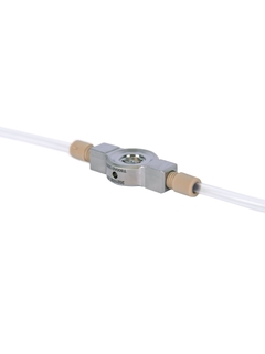 Cellule à flux continu pour spectroscopie Raman pour les bioprocédés en aval