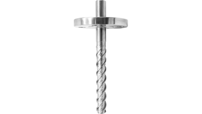 Helical design barstock thermowell