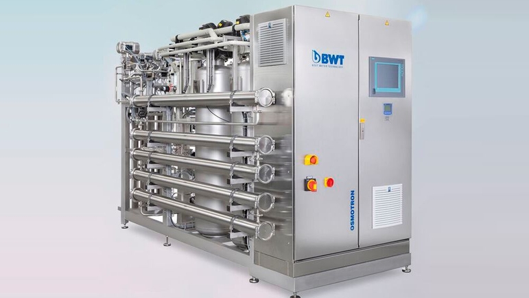 Ultra-pure water skid from BWT