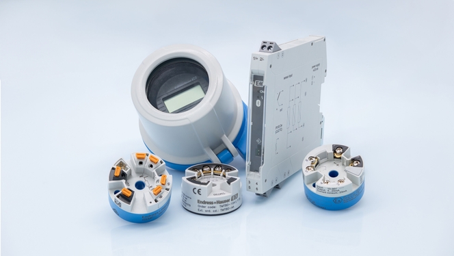 Assortiment temperatuurtransmitters 4...20 mA