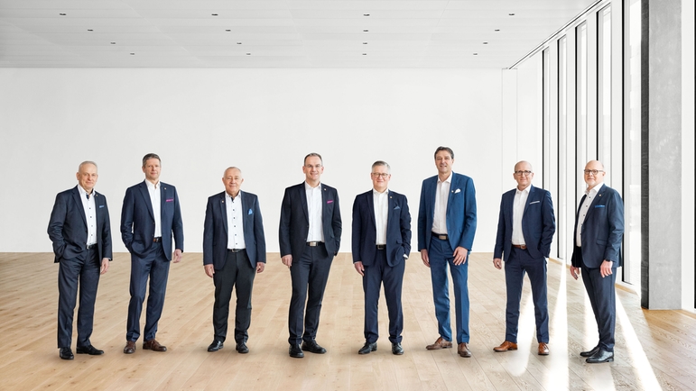 The members of the Endress+Hauser Executive Board.