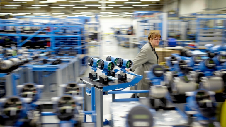 Endress+Hauser produceert elektromagnetische flowmeters en andere instrumenten in het Franse Cernay.