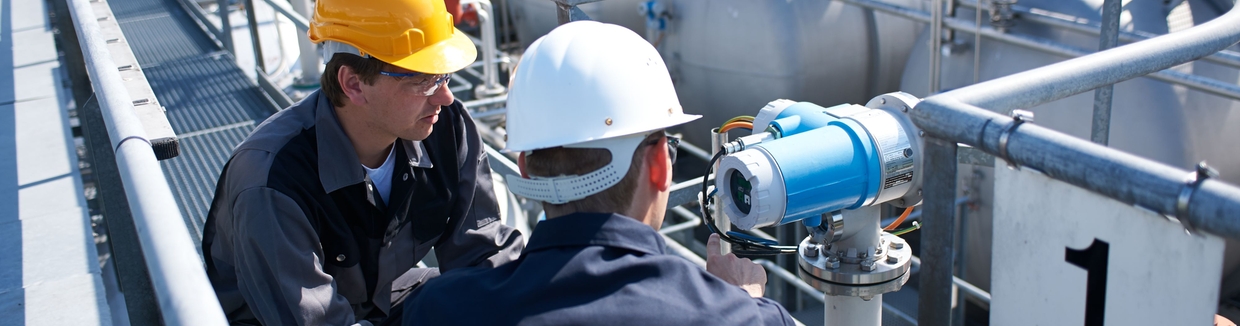 Tank gauging dans une usine chimique