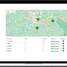 L'application Mobile Green affiche les niveaux d'eau des jardinières